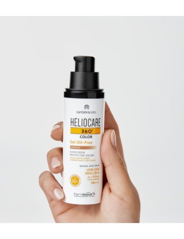HELIOCARE 360º SPF 50+ COLOR GEL OIL-FREE PROTEC BRONZE