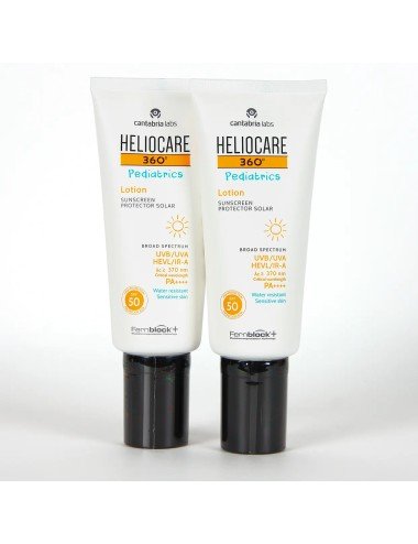 HELIOCARE PACK DUPLO 360º PEDIATRICS LOTION SPF50+ 200ML