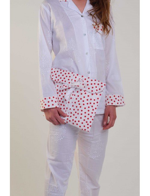 PIJAMA NUR TOPITOS ROJOS